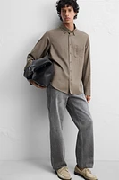 CHEMISE EN COTON ET LYOCELL