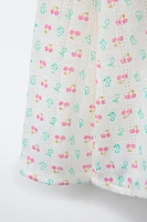 T-SHIRT POINTELLE CERISES