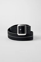 CEINTURE EN CUIR À CLOUS BOBBY GILLESPIE X ZARA
