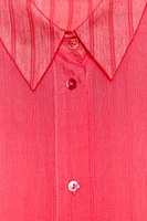 CHEMISE À RAYURES TISSÉE