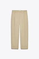 TURNED-UP HEM CHINO PANTS