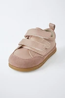 BAREFOOT LEATHER STRAP SNEAKERS