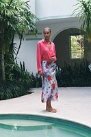 CHEMISE À RAYURES TISSÉE