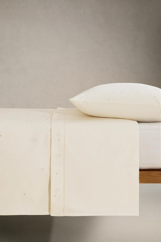 HOUSSE DE COUETTE ENFANT BRODERIE PETITES SOURIS