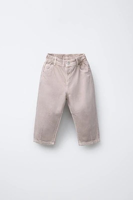 PANTALON BALLON EN SERGÉ