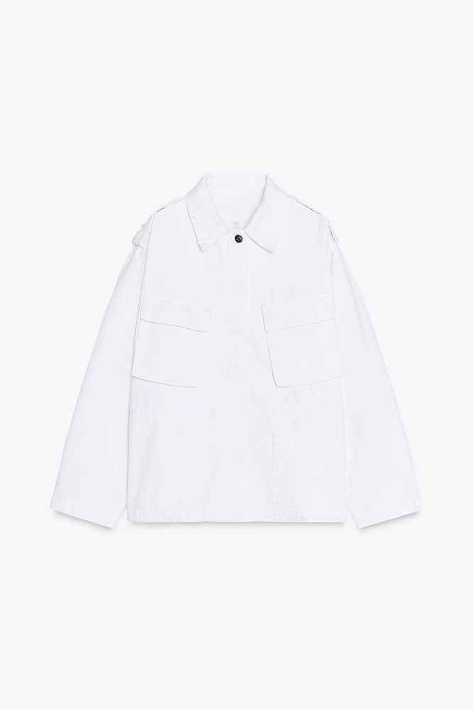 TRF DENIM POCKET JACKET