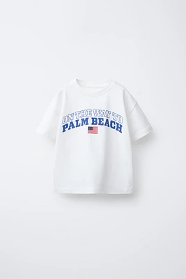T-SHIRT IMPRIMÉ VARSITY