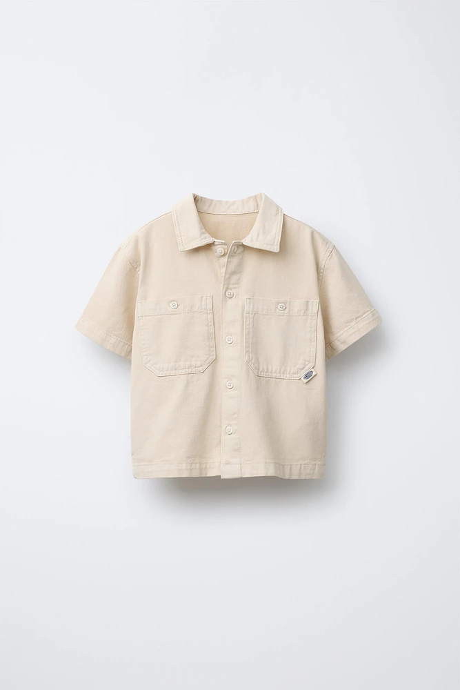 TWILL POCKET SHIRT
