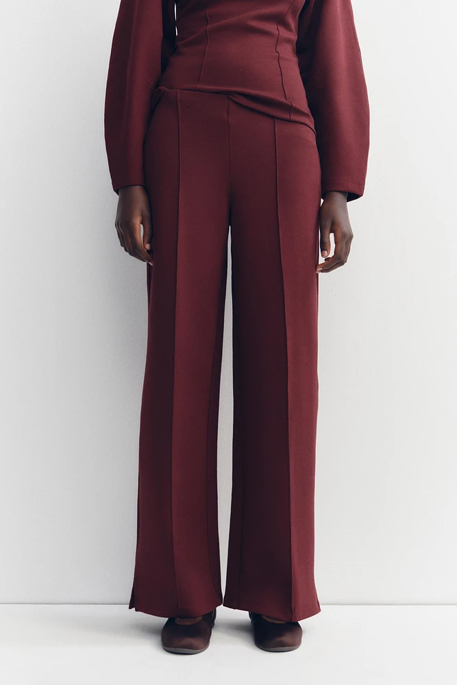 INTERLOCK PANTS WITH OPENING