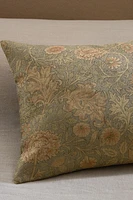 MORRIS & CO. WASHED LINEN PRINTED THROW PILLOW COVER