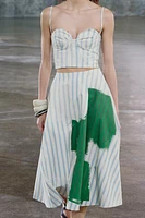 ZW COLLECTION STRIPED CORSET TOP