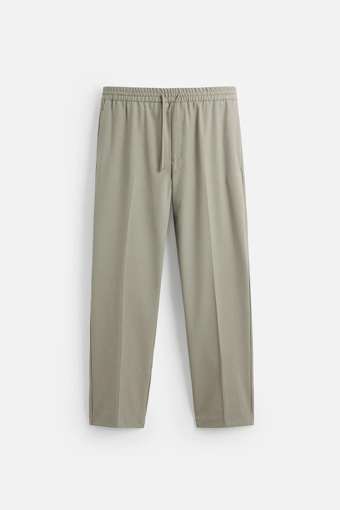 JOGGER WAIST STRETCH PANTS