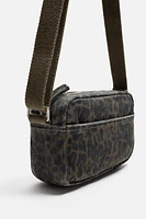 SAC BANDOULIÈRE À IMPRIMÉ ANIMALIER