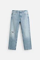 PAINT SPLATTER STRAIGHT FIT JEANS