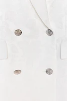 DOUBLE BREASTED JACQUARD BLAZER
