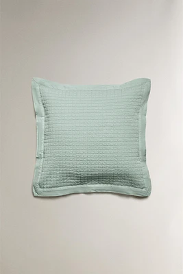 CHILDREN’S CHECK THROW PILLOW COVER