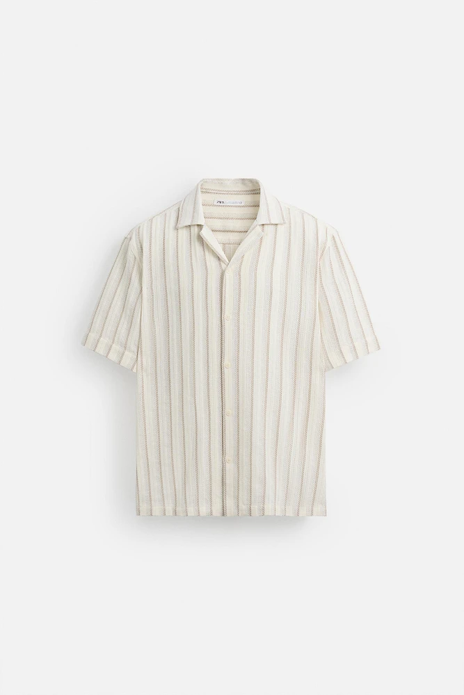 CHEMISE STRUCTURÉE À RAYURES