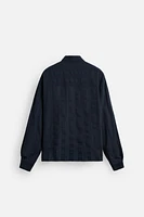CHEMISE À TEXTURE AVEC RAYURES