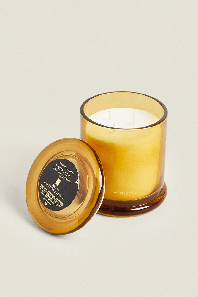 G) WHITE LOTUS SCENTED CANDLE