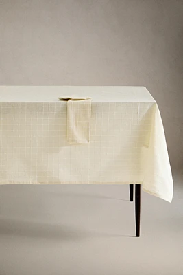 NAPPE QUADRILLÉE FIL TEINT