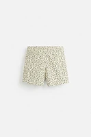 FLORAL PRINT MID-LENGTH SWIMSUIT