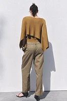 PANTALON À PINCES COLLECTION ZW