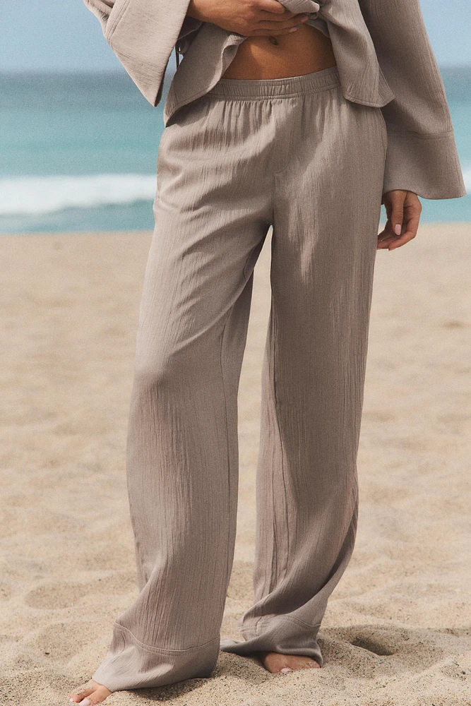 PANTALON DE PYJAMA SATINÉ