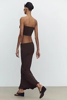 LONG POLYAMIDE SKIRT