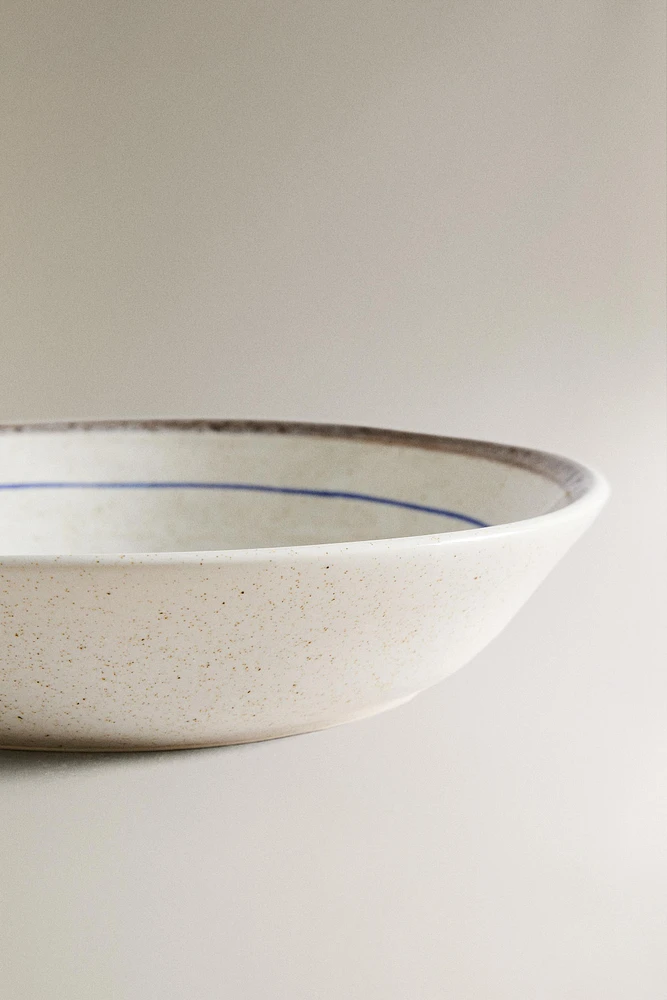 STONEWARE FISH SOUP PLATE