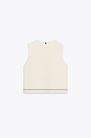 TRIM KNIT TOP