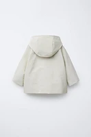 PLAIN HOODED PARKA