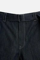 JEAN STRAIGHT FIT À CEINTURE