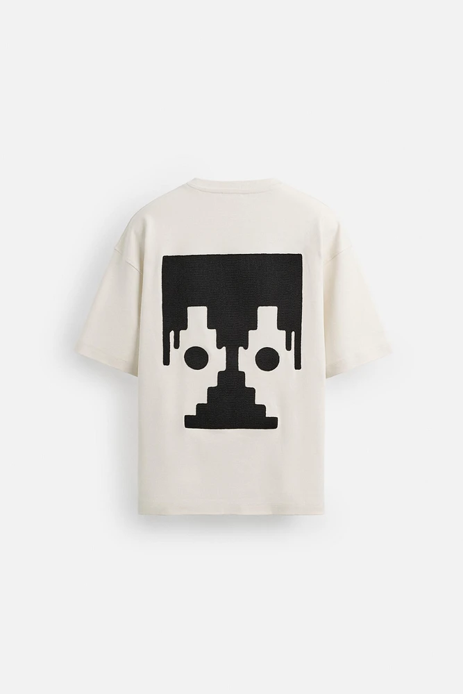 INTERLOCK EMBROIDERED SWEATSHIRT