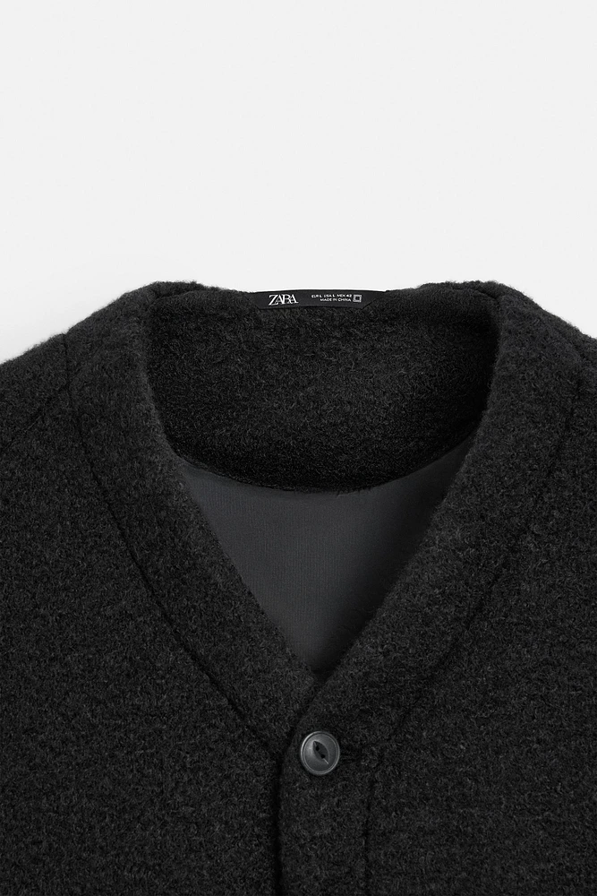 TEXTURED BOUCLÉ JACKET