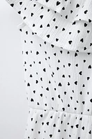 HEART SHORT JUMPSUIT