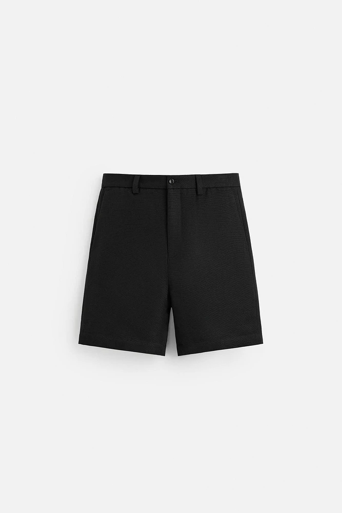 LINEN-COTTON REGULAR FIT SHORTS LIMITED EDITION