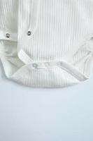 LOT DE TROIS BODYS MANCHES COURTES COL KIMONO BASIQUES