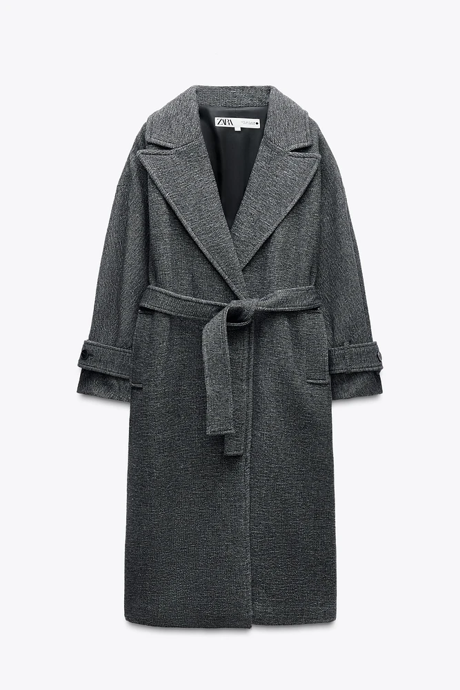 MANTEAU EN MÉLANGE DE LAINE ZW COLLECTION