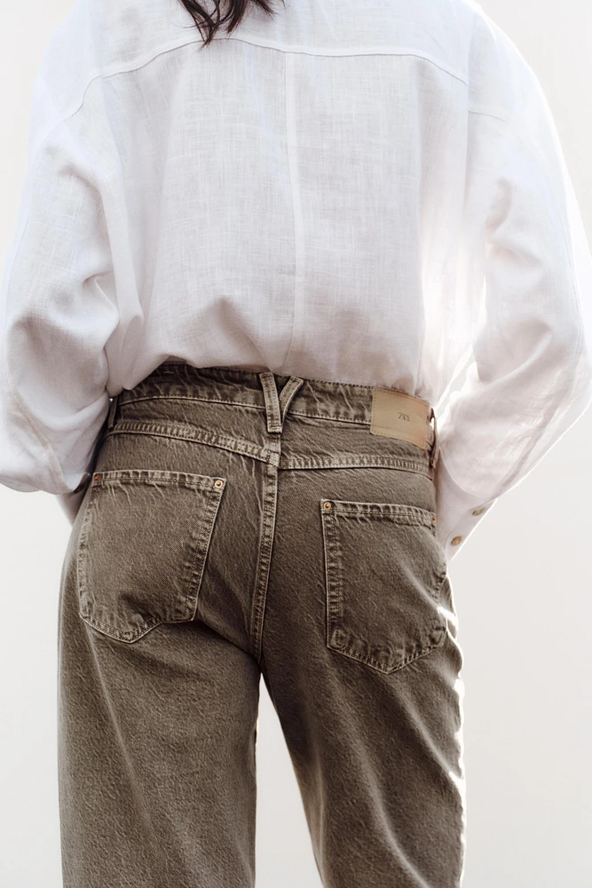 Z1975 HIGH-WAISTED STRAIGHT ANKLE JEANS