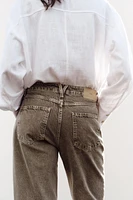 Z1975 HIGH-WAISTED STRAIGHT ANKLE JEANS