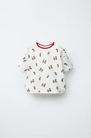 T-SHIRT TEXTURÉ IMPRIMÉ MICKEY ET MINNIE MOUSE © DISNEY