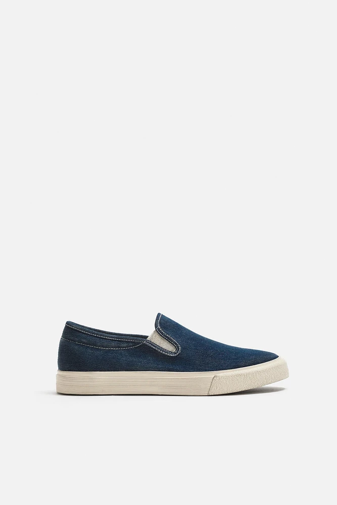 CHAUSSURES DENIM SANS LACETS