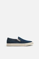 CHAUSSURES DENIM SANS LACETS