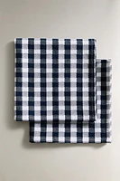 SERVIETTES DE TABLE VICHY CARREAUX (LOT DE 2)