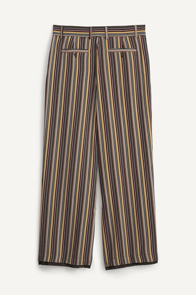 WIDE FIT STRIPED PANTS LIMITED EDITION