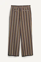 WIDE FIT STRIPED PANTS LIMITED EDITION