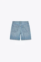 TRF MID-RISE DENIM SHORTS