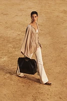 LEATHER STUDDED CITY BAG LIMITED EDITION