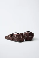 OPENWORK BALLET FLATS