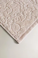 FLORAL JACQUARD BATH TOWEL